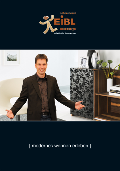 Toni Werner Verkaufswerkzeuge - Verkaufsprospekte. Schreinerei WERNER AG im Eichenhaus Laufach.