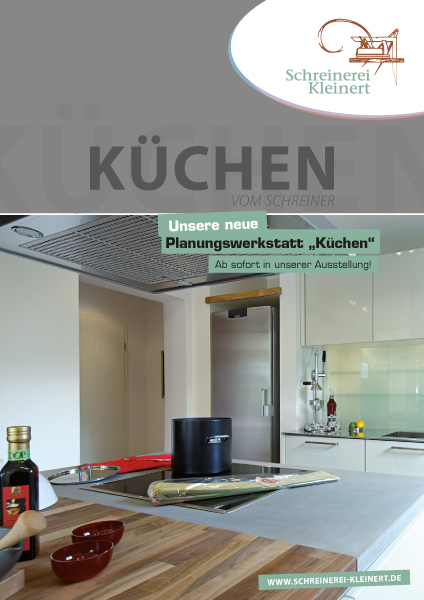 Toni Werner Verkaufswerkzeuge - Verkaufsprospekte. Schreinerei WERNER AG im Eichenhaus Laufach.