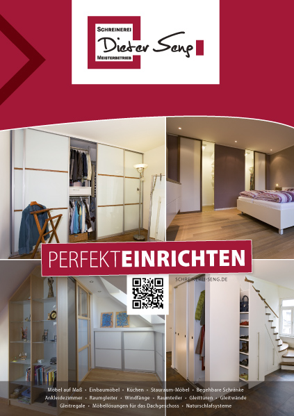 Toni Werner Verkaufswerkzeuge - Verkaufsprospekte. Schreinerei WERNER AG im Eichenhaus Laufach.